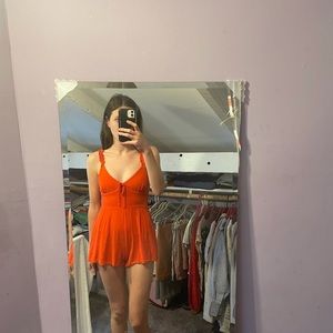 Style Rack Red Romper